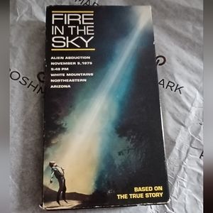 Fire In The Sky VHS tape